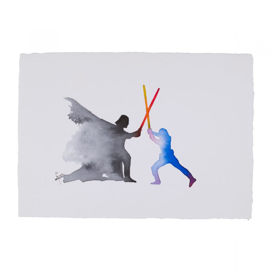Darth Vader y Luke Skywalker